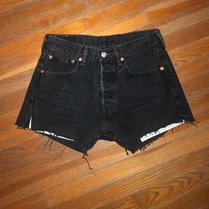 Vintage Levis 501s cutoff shorts